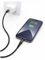 Premium Braided USB-C to Lightning Fast Charging Cable - Image 2