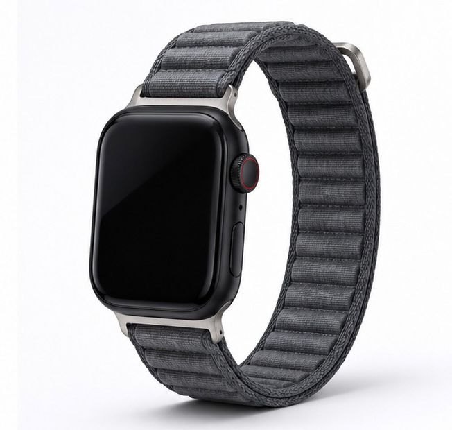 WhatsApp Image 2026-05-22 at 6.14.33 PM (1) Premium Gray Magnetic Loop Strap for Apple Watch - Image 1