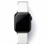 Premium White Magnetic Loop Strap for Apple Watch - Image 4