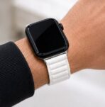 Premium White Magnetic Loop Strap for Apple Watch - Image 3