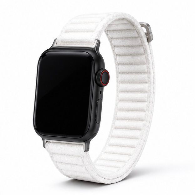 WhatsApp Image 2026-05-22 at 6.16.12 PM (1) Premium White Magnetic Loop Strap for Apple Watch - Image 1