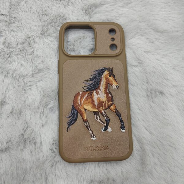 Santa Barbara Polo & Racquet Club Boris Series Leather Phone Case.