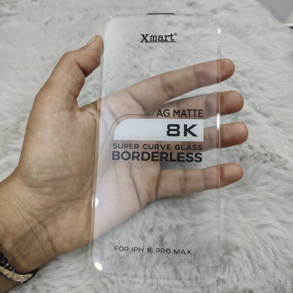 Xmart AG Matte 8K Super Curve Glass Borderless Screen Protector