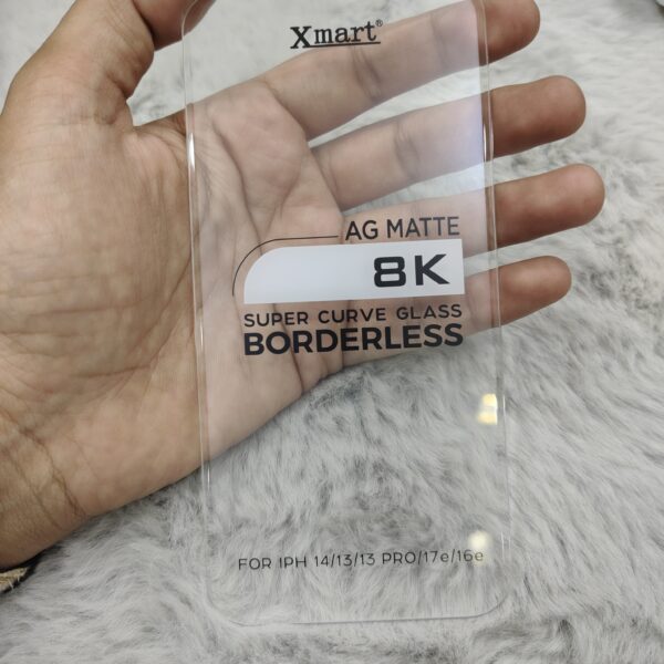 Xmart 8K AG Matte Super Curve Borderless Tempered Glass Screen Protector