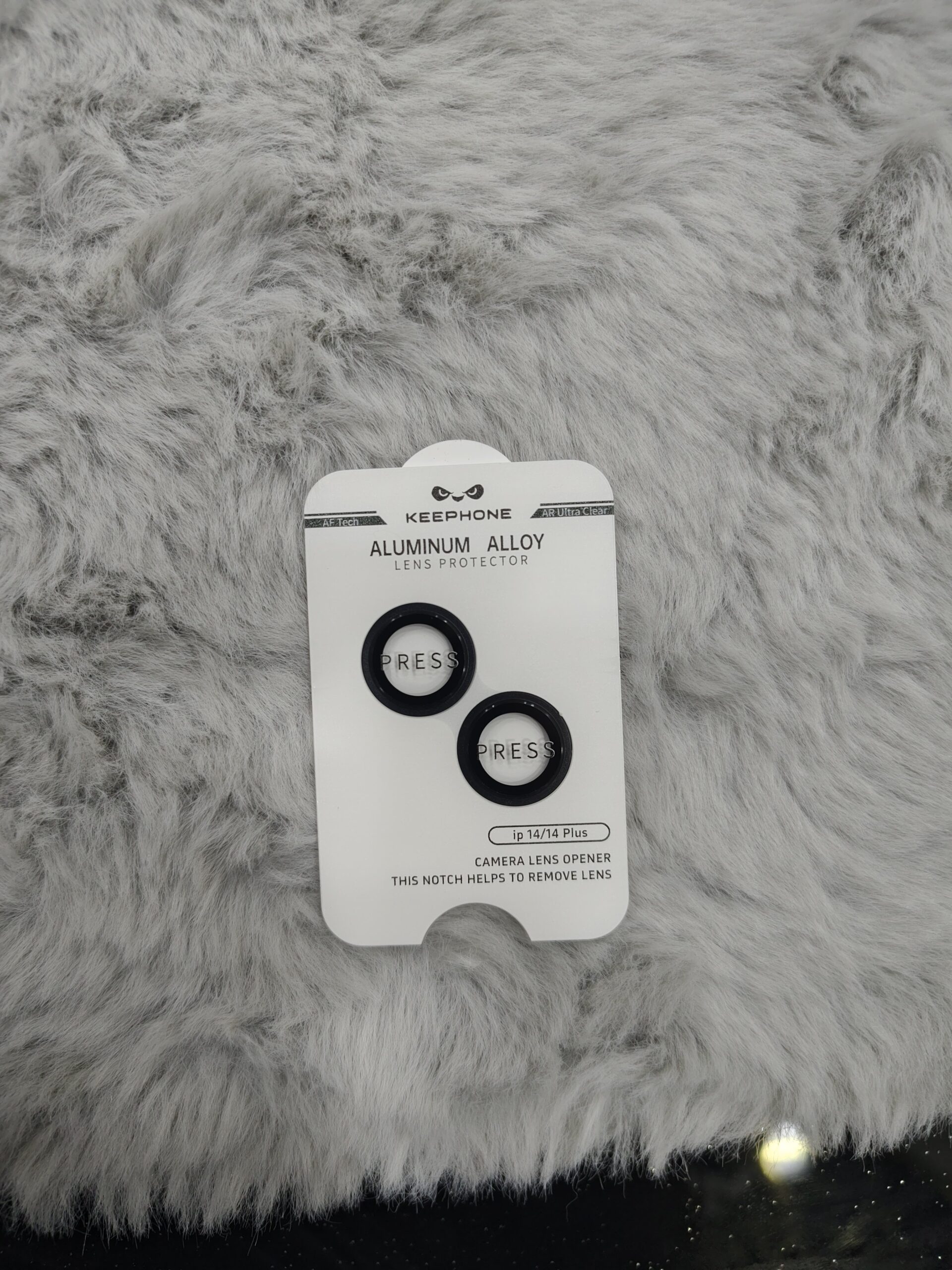 2026/08/1219-scaled.jpg Keephone Aluminum Alloy Camera Lens Protector, specifically designed for the iPhone 14 & 14 Plus - Image 1