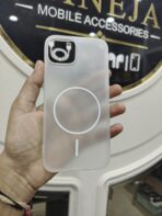 iPhone MagSafe Frosted Matte Transparent TPU Case – Slim Protective Cover