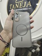 frosted matte semi-transparent mobile back cover with a built-in magnetic ring layout, custom-tailored for the Samsung Galaxy A27 5G. - Image 2