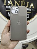 Slim and stylish iPhone 15 case with a soft-touch finish, raised camera protection, precise cutouts, and comfortable grip - Image 4