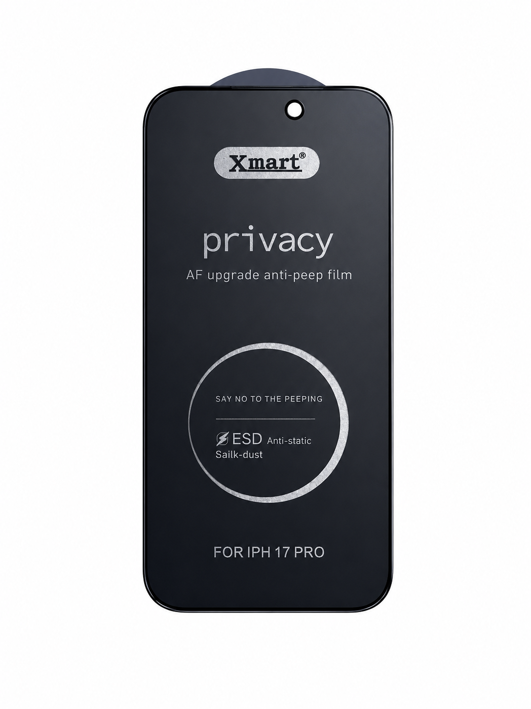 2026/08/575.png Xmart Privacy Anti-Peep Screen Protector for iPhone 17 Pro - Image 1