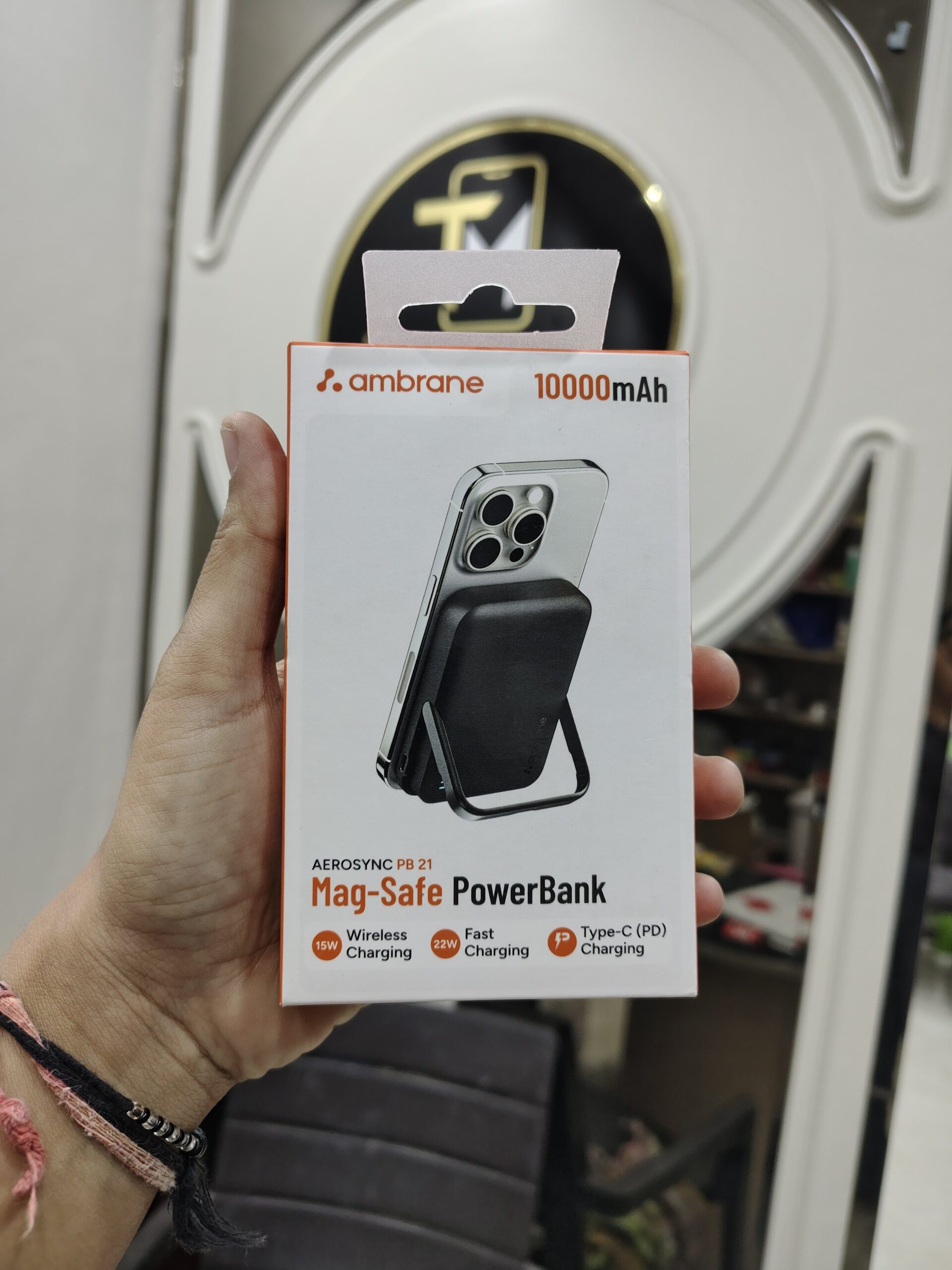 2026/08/618-scaled.jpg Ambrane Aerosync PB 21 Mag-Safe PowerBank - Image 1