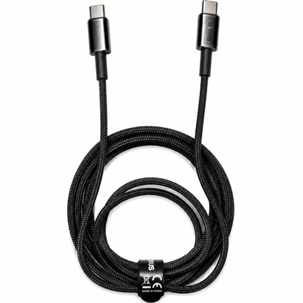 Baseus Tungsten Gold Fast Charging Data Cable (Type-C to Type-C, 100W)
