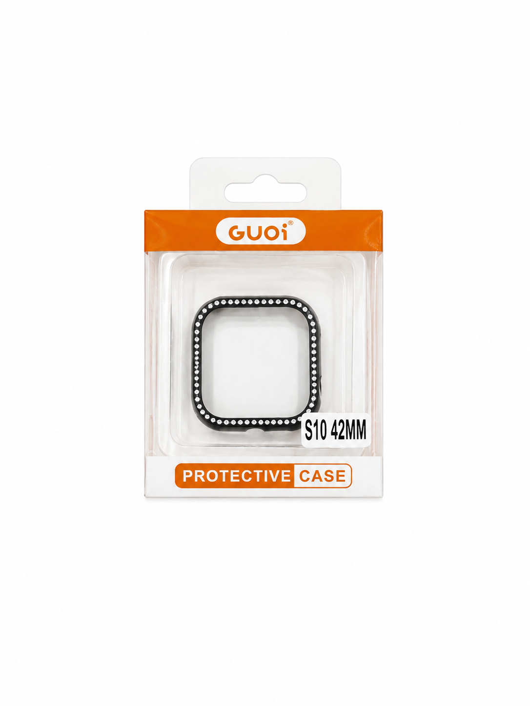2026/08/670.png GUOI Bling Rhinestone Protective Case designed for the Apple Watch Series 10 (42mm). - Image 1