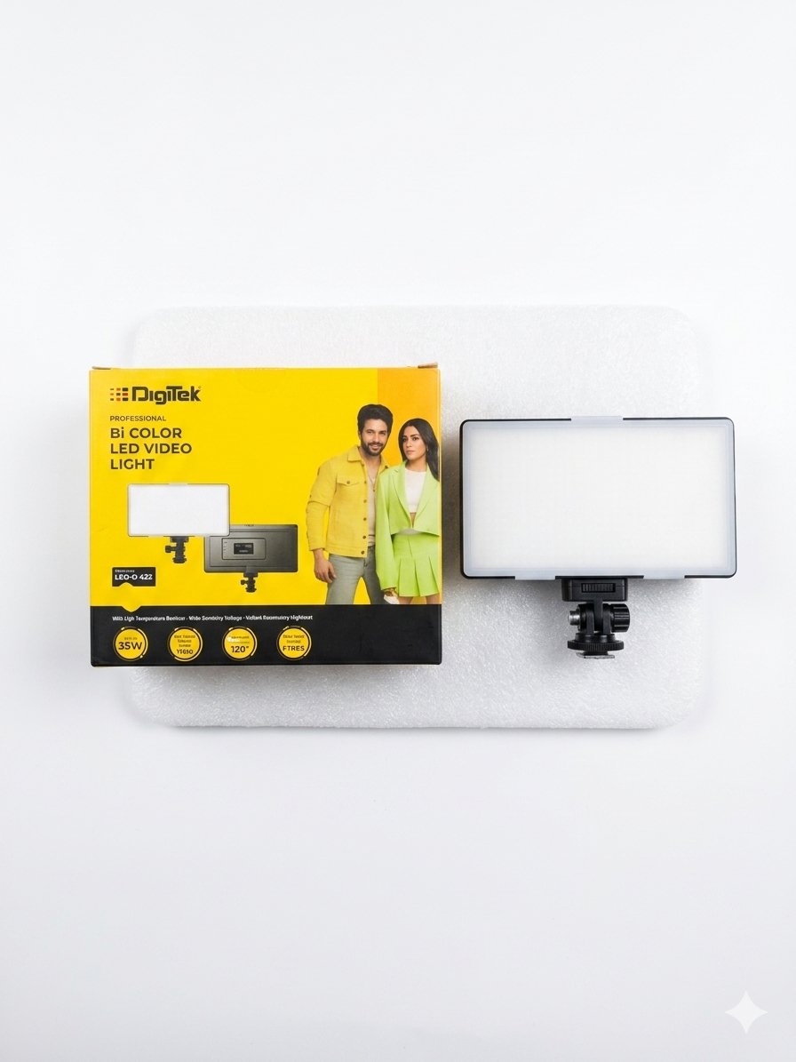 2026/08/770.png Digitek Professional Bi-Color LED Video Light - Image 1