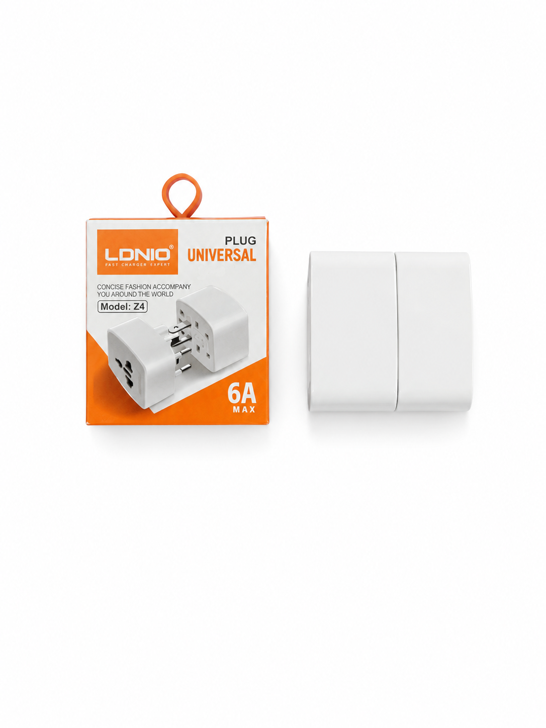 2026/08/810.png the LDNIO Z4 Universal Travel Plug Adapter. - Image 1