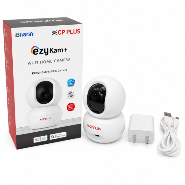CP Plus ezyKam+ E28Q 2MP Full HD Wi-Fi Home Camera.