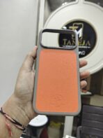 Santa Barbara Polo & Racquet Club Premium Leather Finish Phone Case – Orange