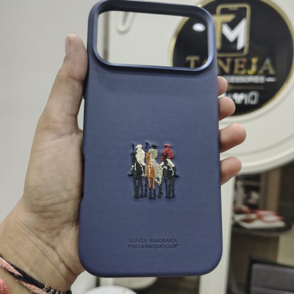 Santa Barbara Polo & Racquet Club Premium Leather Finish Phone Case