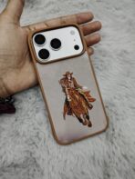 Embroidered Cowboy Rider Designer Phone Case - Image 2