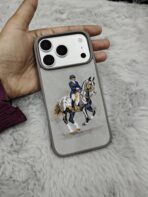 Equestrian Horse Embroidery Printed Phone Case - Image 3