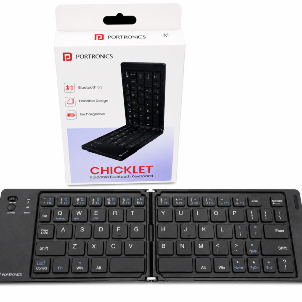 Portronics Chicklet Foldable Bluetooth Keyboard