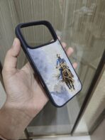 Premium Embroidered Western Cowboy Horse Rider Back Case designed for iPhone devices - Image 2