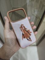 Embroidered Western Cowboy Horse Riding Phone Case