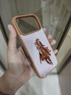 Embroidered Western Cowboy Horse Riding Phone Case - Image 2