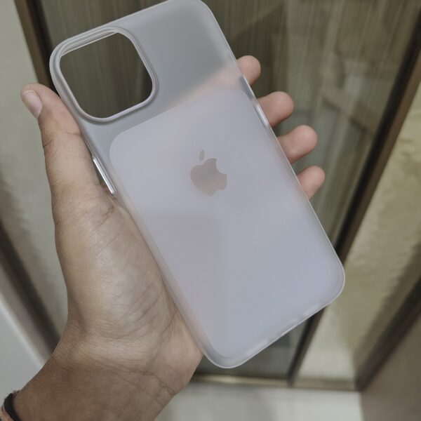 Premium Frosted Matte Soft TPU Back Cover –