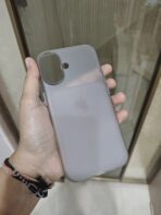 iPhone 16 Light Blue Frosted Soft TPU Cover - Image 3