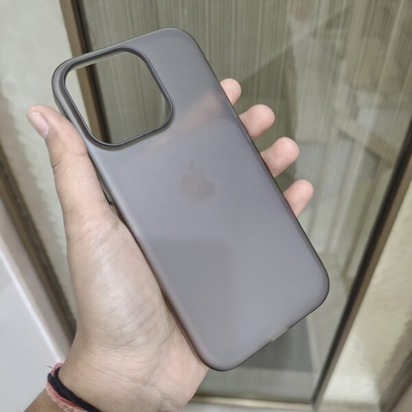 iPhone 16 Pro Matte Grey Soft TPU Cover