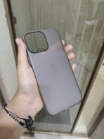 iPhone 16 Pro Max Matte Grey Soft TPU Cover - Image 3