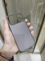 iPhone 17 Pro Peach Orange Frosted Soft TPU Cover - Image 2