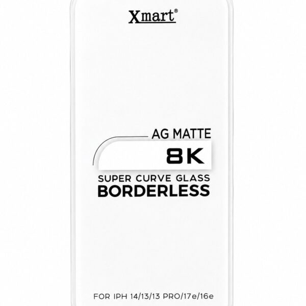 Xmart 8K AG Matte Super Curve Borderless Tempered Glass Screen Protector