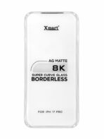 Xmart AG Matte 8K Super Curve Glass Borderless Cover for iPhone 17 Pro