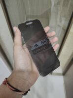 Flayr 8K Borderless Diamond Section Tempered Glass for iPhone 15 Pro - Image 2
