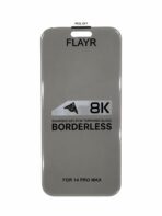 FLAYR 8K Diamond Section Borderless Tempered Glass Screen Protector for iPhone 14 Pro Max