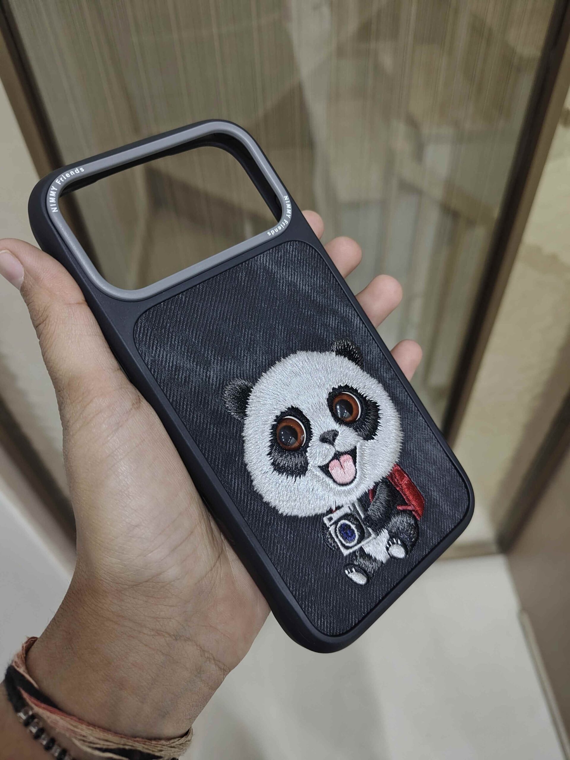 2026/09/1777-1-scaled.jpg Nimmy Friends Big Eye Cute Pet Series “Travel Panda” Case - Image 1