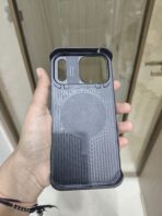 Premium Black Leather Wallet Phone Case with Camera Protection - Image 3