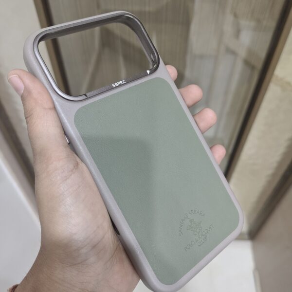 Santa Barbara Polo & Racquet Club Premium Leather Finish Phone Case