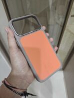 Santa Barbara Polo & Racquet Club Premium Leather Finish Phone Case – Orange