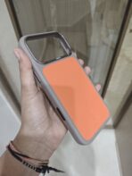Santa Barbara Polo & Racquet Club Premium Leather Finish Phone Case – Orange - Image 2