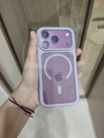 Frosted Clear MagSafe Shockproof Hybrid iPhone Case. - Image 2