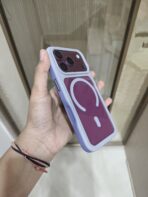 Frosted Clear MagSafe Shockproof Hybrid iPhone Case. - Image 3