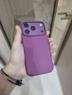 Luxury Breathable Heat Dissipation Grid Phone Case - Image 2
