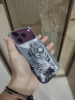 Aramid Texture Case Moonlit Tiger Prowl.