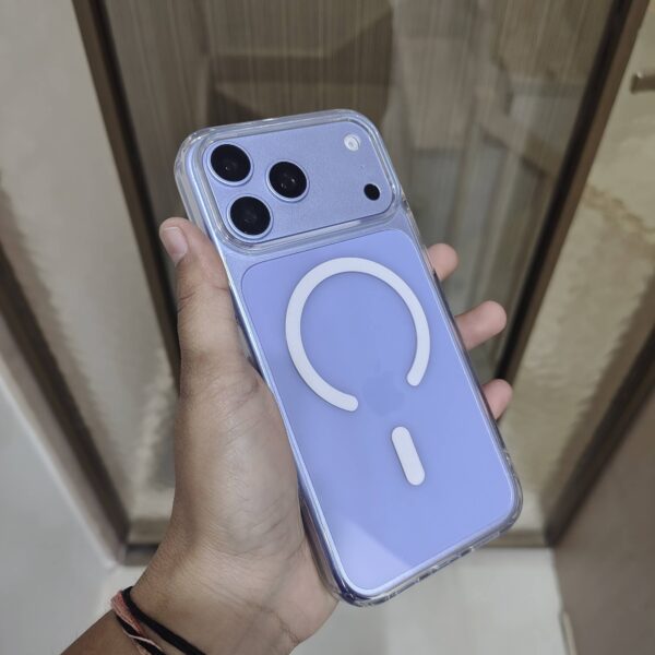 Transparent Magnetic MagSafe Silicone Phone Case