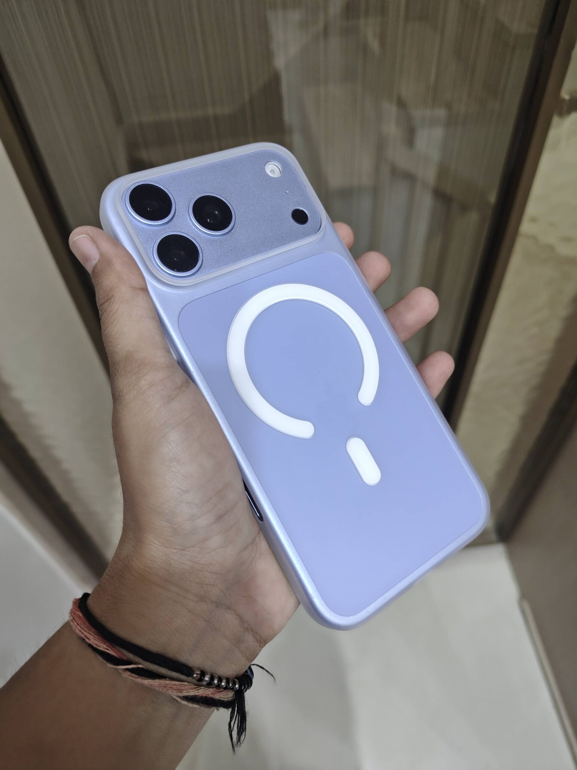 2026/09/2752-scaled.jpg translucent matte frosted phone case with built-in MagSafe support - Image 1
