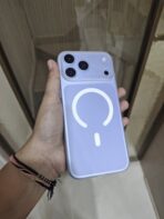 translucent matte frosted phone case with built-in MagSafe support - Image 2