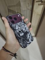 LUXO MagSafe Case – Black White Tiger