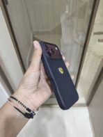 Ferrari MagSafe Liquid Silicone Case with a Metal Logo for iPhone. - Image 3